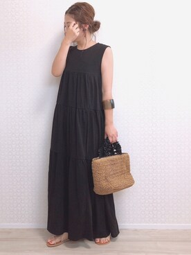 「U.Q（ユウキュウ）のアイテム」を使った、welina＊さん（レディース・152cm）の夏コーディネート