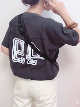 「U.Q（ユウキュウ）のアイテム」を使った、welina＊さん（レディース・153cm）の夏コーディネート