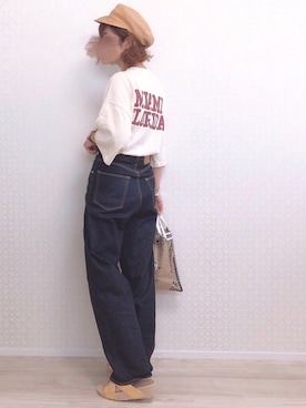 「STUDIOUS（ステュディオス）のアイテム（パンツ）」を使った、welina＊さん（レディース・152cm）の夏コーディネート
