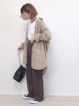 「SEVENDAYS=SUNDAY（セブンデイズサンデイ）のアイテム」を使った、welina＊さん（レディース・152cm）の秋コーディネート