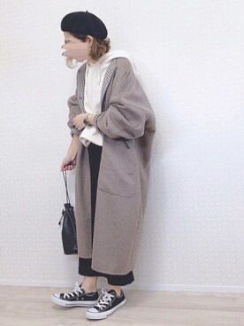「SENSE OF PLACE by URBAN RESEARCH（センスオブプレイスバイアーバンリサーチ）のアイテム（その他アウター）」を使った、welina＊さん（レディース・152cm）の秋コーディネート