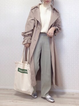 「reca（レカ）のアイテム（ジャケット/アウター）」を使った、welina＊さん（レディース・152cm）の冬コーディネート