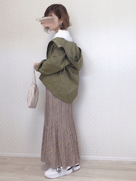 「URBAN RESEARCH（アーバンリサーチ）のアイテム（ブルゾン）」を使った、welina＊さん（レディース・152cm）の春コーディネート