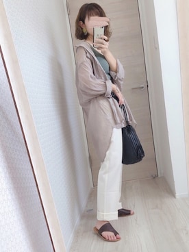 「スリムテーパード」｜welina＊さん（レディース・152cm）の夏コーディネート