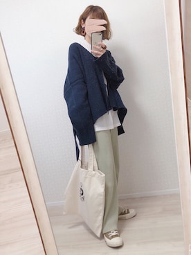 「kipling（キプリング）のアイテム」を使った、welina＊さん（レディース・152cm）の秋コーディネート