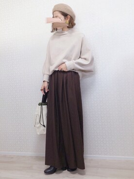 「AULI（アウリィ）のアイテム」を使った、welina＊さん（レディース・152cm）の秋コーディネート