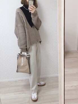 「CASPER JOHN（キャスパージョン）のアイテム」を使った、welina＊さん（レディース・152cm）の春コーディネート