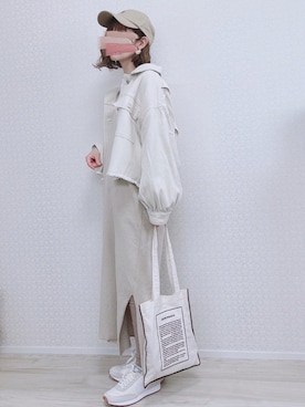 「RETRO GIRL（レトロガール）のアイテム（その他アウター）」を使った、welina＊さん（レディース・152cm）の春コーディネート