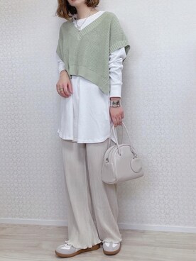 「CASPER JOHN（キャスパージョン）のアイテム」を使った、welina＊さん（レディース・152cm）の春コーディネート