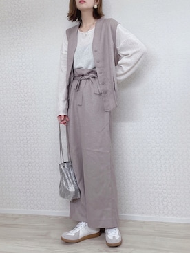 「CASPER JOHN（キャスパージョン）のアイテム」を使った、welina＊さん（レディース・152cm）の春コーディネート