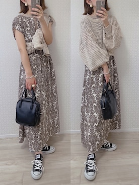 「CIAOPANIC TYPY（チャオパニックティピー）のアイテム（アクセサリー）」を使った、welina＊さん（レディース・152cm）の春コーディネート