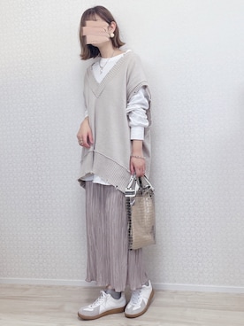 「CIAOPANIC TYPY（チャオパニックティピー）のアイテム（アクセサリー）」を使った、welina＊さん（レディース・152cm）の春コーディネート