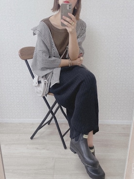 「DHOLIC STYLE（ディーホリックスタイル）のアイテム」を使った、welina＊さん（レディース・152cm）の春コーディネート