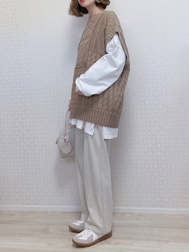 「CASPER JOHN（キャスパージョン）のアイテム」を使った、welina＊さん（レディース・152cm）の春コーディネート