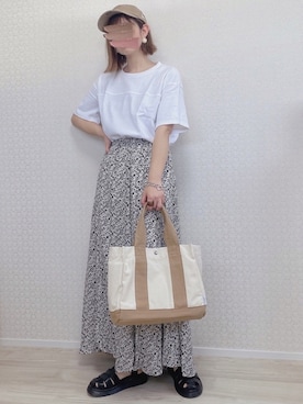 「FREE'S MART（フリーズマート）のアイテム（シューズ）」を使った、welina＊さん（レディース・152cm）の夏コーディネート