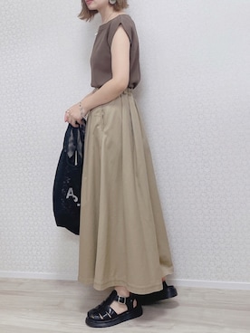 「FREE'S MART（フリーズマート）のアイテム（シューズ）」を使った、welina＊さん（レディース・152cm）の夏コーディネート