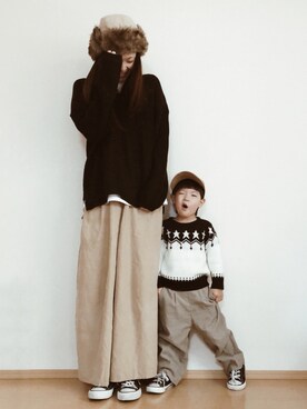 SORAnagiさん(キッズ・90cm)の冬コーディネート