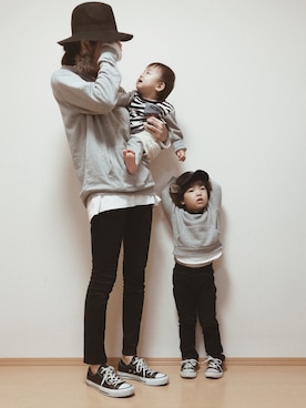 SORAnagiさん（キッズ・90cm）の冬コーディネート