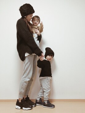 SORAnagiさん（キッズ・90cm）の冬コーディネート