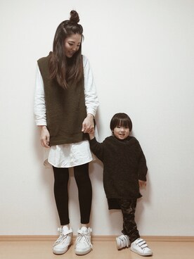 SORAnagiさん（キッズ・90cm）の冬コーディネート