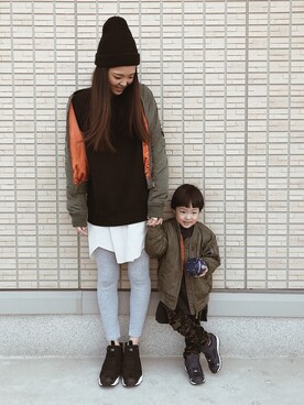 SORAnagiさん（キッズ・90cm）の春コーディネート