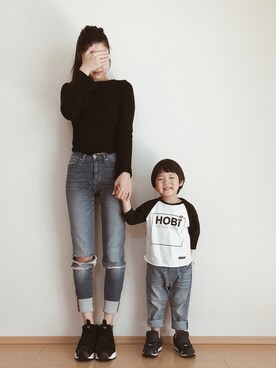 SORAnagiさん（キッズ・90cm）の春コーディネート