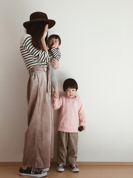 SORAnagiさん（キッズ・90cm）の春コーディネート