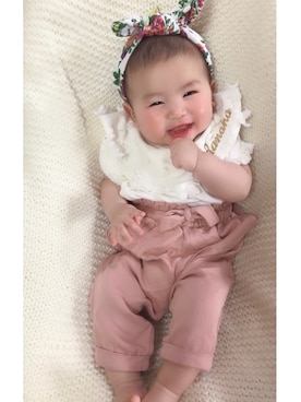 「babycode」｜eri.さん（キッズ・70cm）の春コーディネート