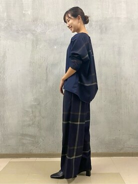 「初秋」｜misakiさん（レディース・163cm）の秋コーディネート