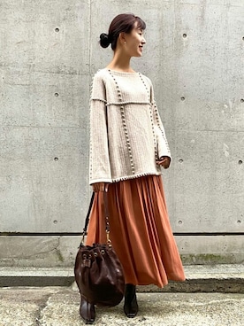 misakiさん（レディース・163cm）の秋コーディネート