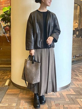 misakiさん（レディース・163cm）の秋コーディネート