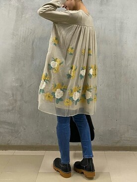 misakiさん（レディース・163cm）の冬コーディネート