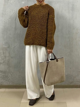 misakiさん（レディース・163cm）の冬コーディネート