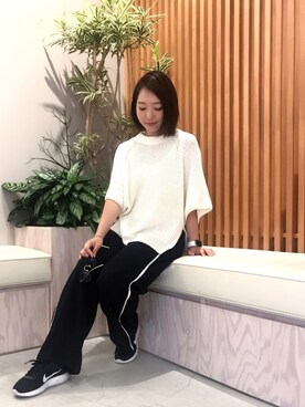 「NERGY（ナージー）のアイテム」を使った、fuchikoさん（レディース・153cm）の夏コーディネート