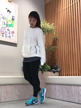 「NERGY（ナージー）のアイテム」を使った、fuchikoさん（レディース・154cm）の秋コーディネート