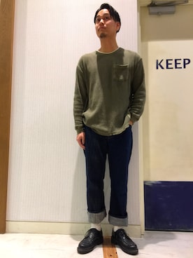 岡山さんのコーディネート