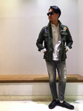 岡山さんのコーディネート