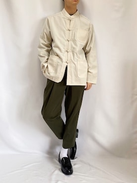 「temptation（テンプテーション）のアイテム（トップス）」を使った、hiroさん（メンズ・170cm）の春コーディネート