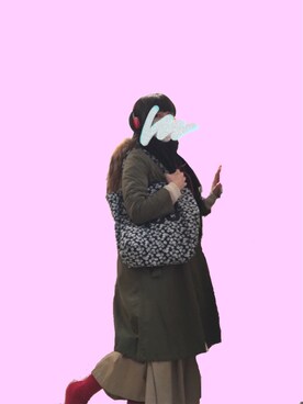 「ADAM ET ROPE'（アダムエロペ）のアイテム（モッズコート）」を使った、ゆうちょさん（レディース・160cm）の春コーディネート