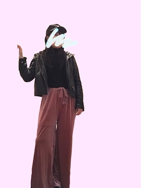 「CHAPTER WORLD PREMIUM（チャプターワールドプレミアム）のアイテム（帽子）」を使った、ゆうちょさん（レディース・160cm）の春コーディネート