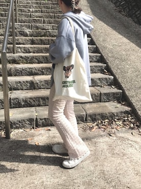 「sango（sango）のアイテム（トップス）」を使った、のぐちさん（レディース・150cm）の春コーディネート