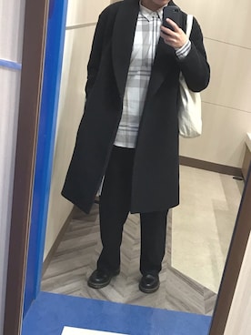 「オシャレパッソ」｜「アイテム（チェスターコート）」を使った、Ｙさん（メンズ・175cm）の秋コーディネート