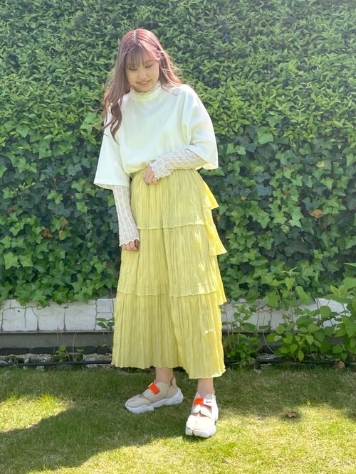 みのり Wcloset 北千住店 W Closetのスカートを使ったコーディネート Wear