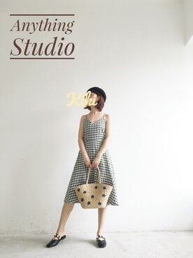 「aNYthing（エニシング）のアイテム」を使った、watermelonkikiさん（レディース・160cm）の春コーディネート