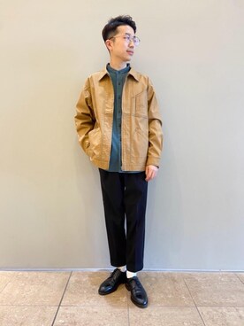 「SMITH'S（スミス）のアイテム（トップス）」を使った、yamaさん（メンズ・167cm）の春コーディネート