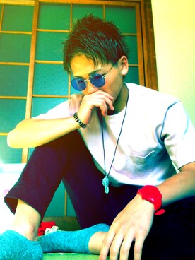 「NEFF（ネフ）のアイテム」を使った、Takuyaさん（メンズ・170cm）の春コーディネート