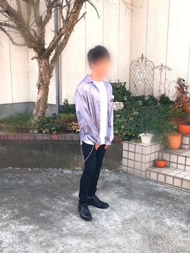 「unrelaxing（アンリラクシング）のアイテム（アクセサリー）」を使った、AZUSAさん（メンズ・170cm）の夏コーディネート