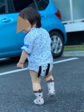 「愛してる」｜muguさん（キッズ・80cm）の夏コーディネート
