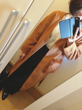 「OZOC（オゾック）のアイテム（ローファー）」を使った、みーさん。さん（レディース・162cm）の春コーディネート