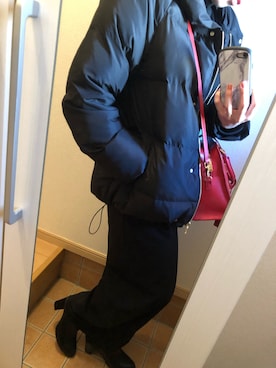 「OZOC（オゾック）のアイテム（ブーティ）」を使った、みーさん。さん（レディース・163cm）の春コーディネート